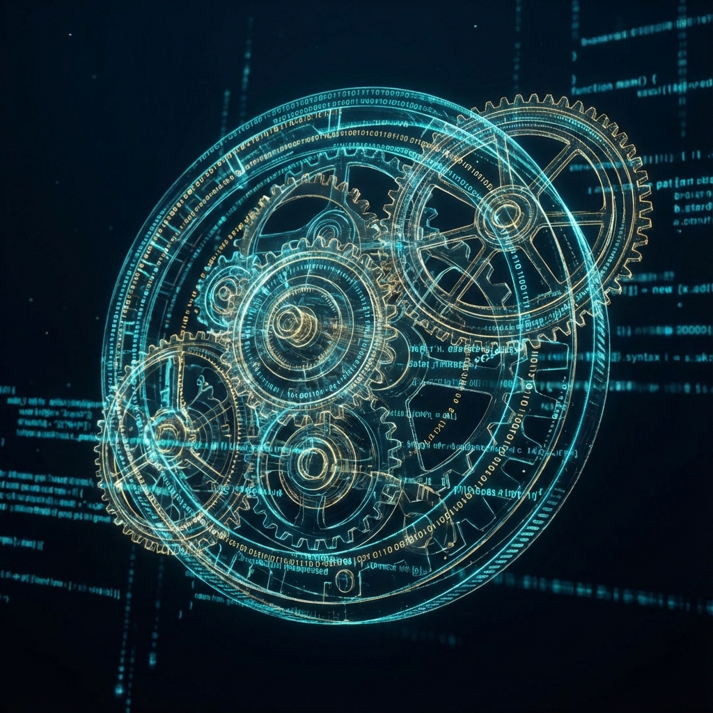 KI-Vision: Code-Zahnräder